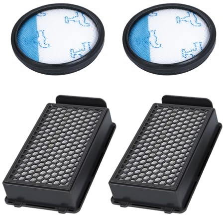 Tsffsy 2 spugne filtranti, per aspirapolvere ciclonico per Rowenta Powerline Extreme RH8021WB RH8037WA RH8055WA RH8121WB RH8133WA RH8147WA RH8155WA RH8165WA