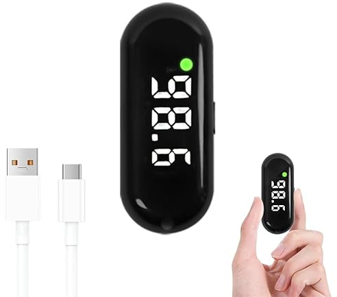Rechargeable Medical Forehead Thermometer for Adults and Children Black Non-Contact Digital Thermometer with Fast 1-Second Touchless Reading​ Black