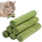 HAMKU 6 Pièces Bâton d'Herbe à Chat,Friandise à l'Herbe à Chat,Collations Pour Chats Pour Le Nettoyage Des Dents Et Élimination Des Boules De Poils