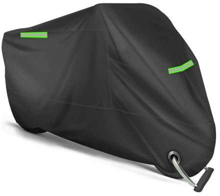 YMLVET Housses de Moto pour Honda CB650R CB 650R CB 650 R 2019-2022 2021, Couverture Bâche Exterieur Imperméable Anti-Poussière Housse Protection Moto Accessoires,Green