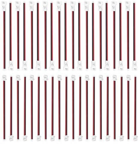 Lonrtesw 20pcs Micro-JST PH 1.25 CONNECTEUR Male Male A 2 Broches