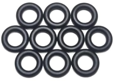 Einzelne Premium O-Ringe aus NBR70 in Carbon Black, Dichtungsringe (10 Stück, 7x3)