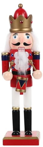 KITANDOVE Nutcracker Soldier Decor Giant Nutcracker Christmas Decor Figurine Christmas Led Soldier Vintage Decorations Figure Xmas Outdoor Decorations Wood