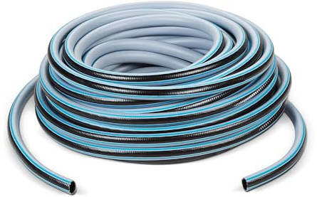 blizz-z Profi-Wasserschlauch 4-lagig Länge: 25 m, Anschluss: 3/4 Zoll | Durchmesser: 19 mm - sehr elastisch, formstabil, UV-beständig, Betriebsdruck: bis 30 bar - Made in EU