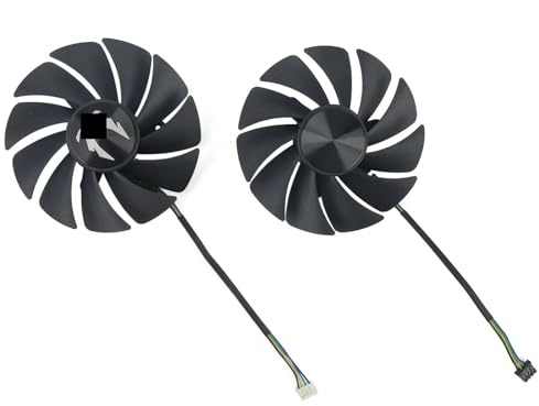 Pièce de refroidissement de l'ordinateur Refroidisseur de carte graphique RTX 3060 Ti GA92S2U 88 mm for jeu RTX 3060 Twin Edge(Fan - 2PCS)