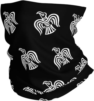 Viking Norse Bird Men Women Snoods Soft Neck Warmer Windproof Bandana For Winter Cold Weather Outdoor Motorcycle