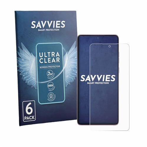 Savvies 6 Stück Schutzfolie für Motorola Moto G Stylus 5G 2026 Displayschutz-Folie Ultra-Transparent