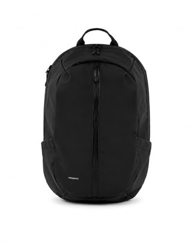 Sandqvist Stream Backpack 16”, 23L, Black, Waterproof Laptop Backpack with 16” Laptop Compartment