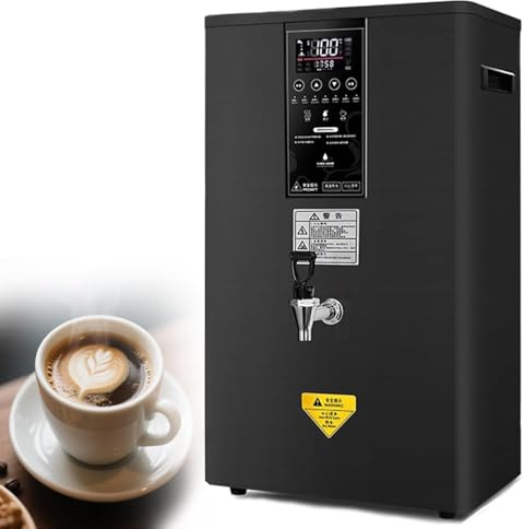 Large Capacity Electric Water Boiler, Smart Touch Screen, Fast Step-Heating Kettle for Office & Business Use