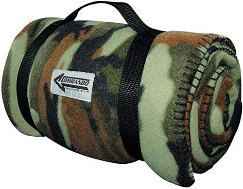 Commando Army Style Decke - Flauschdecke Woodland
