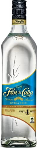 Flor de Caña 4 Años ron Extra Seco 70cl, El paquete puede variar