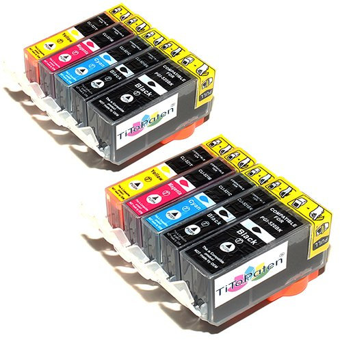 10x Canon Pixma MX870 Kompatible Druckerpatronen - Cyan/Gelb/Magenta/Schwarz- PATRONEN MIT CHIP