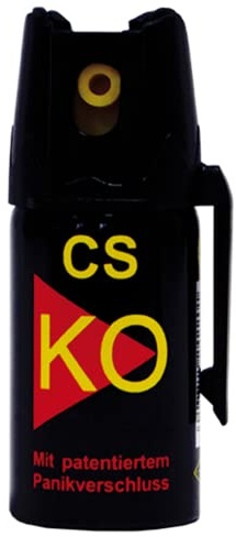 BALLISTOL KO CS Verteidigungsspray 40ml, 12 Stück, farblos, Abwehrspray