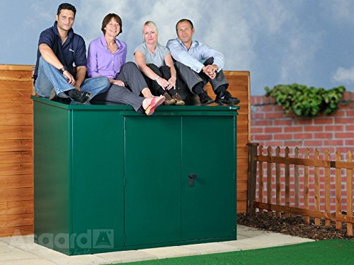 Bike Storage Unit For 3 bikes (Dark Green Self Assembly)