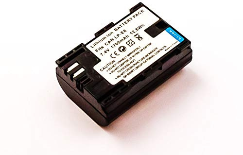 AGI 88443. Lithium-Ion 1300 mAh 7.4 V Rechargeable Battery – Rechargeable Batteries (Lithium-Ion (Li-Ion), 1300 mAh, DIGITAL Camera, 7.4 V, Black, Canon EOS 5d Mark III)