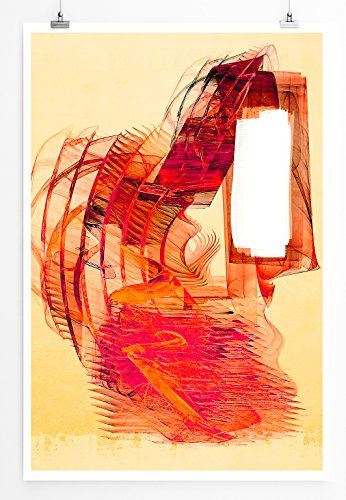 Countdown - modernes abstraktes Bild Sinus Art - Bilder, Poster und Kunstdrucke