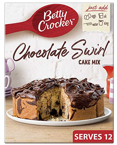 Betty Crocker Chocolate Swirl Cake Mix, 425g