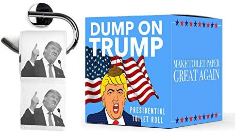 Donald Trump Toilet Paper - Novelty Loo Roll by Dump on Trump