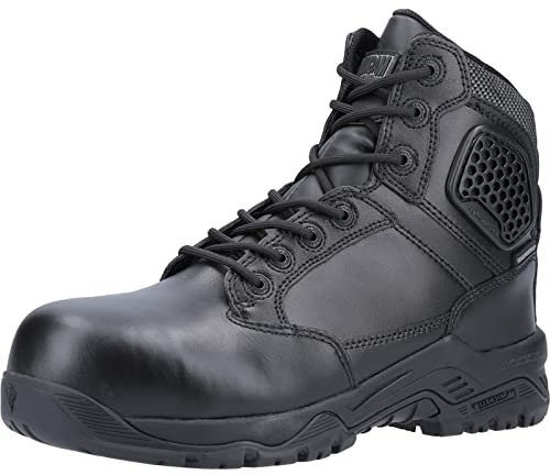 Magnum Unisex Strike Force 6.0 Uniform Safety Boots Black Size UK 3 EU 36