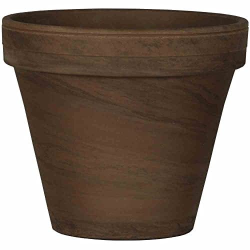 Blumentopf basalt 18/20cm Ton
