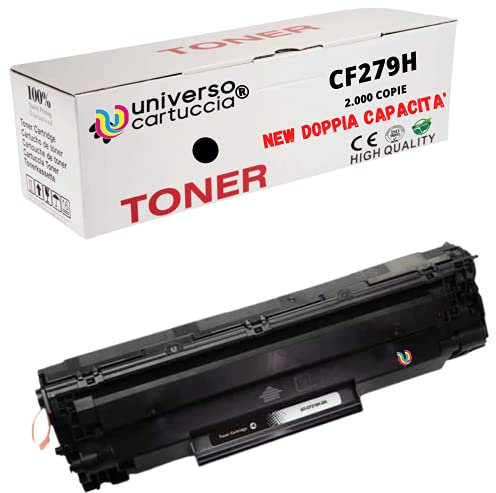 universo cartuccia 79H 79A CF279H CF279A Toner kompatibel mit HP LaserJet Pro MFP M26 M26nw M26a HP LaserJet Pro M12 M12w M12a, DA 2.000 COPIE (1 CF279H)