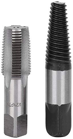 Pipe Extractor, 5/sets Pipe Extractor with Tap 1/2inch Thread Removal Repair Manual Broken Remover Tools, Home Water Pipe Repair Kit