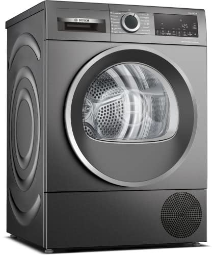 Bosch WQG235DREU - Serie 6 - Warmtepompdroger - Engelstalige display - CastIron Grey (WQG235DREU)