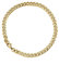 Cadoline 316L Stainless Steel Gold 3mm 7 Inch (18 cm) Cuban Curb Chain Bracelet Mens Accessories