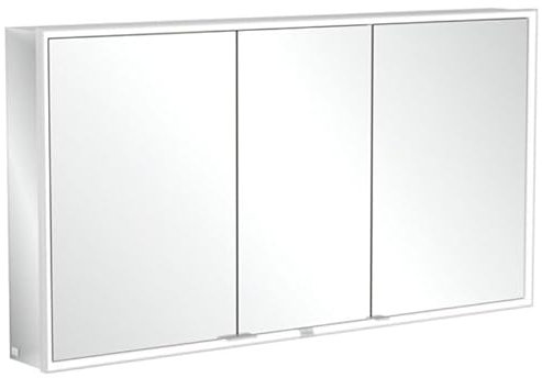 Villeroy & Boch My View Now, Spiegelschrank für Aufputz mit Beleuchtung, 1400x750x168 mm, mit Sensordimmer, 3 Türen, A45514