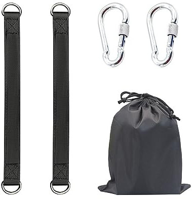 TAFACE 2 cinghie, 2 ganci, 1 custodia, set di sospensione per altalena, cinghia in nylon per allenamento fitness, altalena sospesa