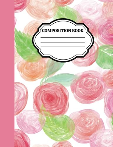 Pretty Rose Composition Book