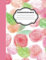 Pretty Rose Composition Book