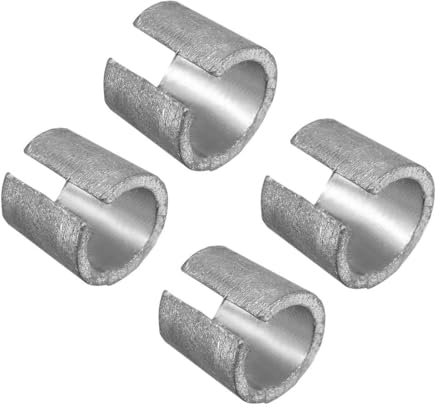 2 Pairs Battery Sleeves, Battery Negative Battery Terminals Adapter Positive Post Shim Lead Universal Car Battery Terminal Converter Post Adaptors Anode Cathode Sleeves Battery Post Shims
