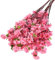 12x Rami artificiali con fiori finti di Ciliegio e di Pesco, in seta, decorazione per la casa e per matrimoni, Bouquet Fiori di Pesco per vaso Rametti con stelo colore Rosa (65 cm)