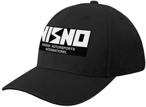 LXCUDXZ Baseball Kappe NISNO Initial D NISMO Old Logo Spoof White Baseball Cap Hood Hard Hat Designer Man Hat Women's Party Geschenk