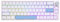 BOYI 66Pro Rapid Trigger Magnetic Switch 65% Mechanical Keyboard,Hall Effect Gasket-Mounted RGB HotSwap Hyper-Fast Adjustable Actuation Wired Compact Gaming Keyboard with Knob (White)