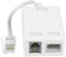 BT Plug to ADSL RJ11 Broadband Internet Microfilter Splitter,BtMale to BT & RJ11 Female Telephone White Socket Splitter Cable for Landline Modem Router WiFi,Sky(1)