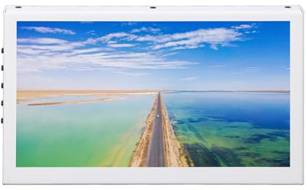 Annadue Petit écran de 7 Pouces, Moniteur D'affichage Portable 1024 X 600 avec Deux Haut-parleurs Intégrés, écran Tactile LCD avec Trou VESA pour PC Portable pour RPi pour