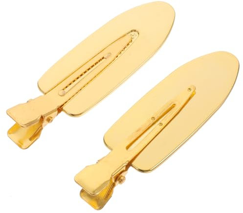MUSISALY 1paire Clips Métalliques Sans Trace Pour Coiffure Pince à Cheveux Pratique Pour Salon Et Maison