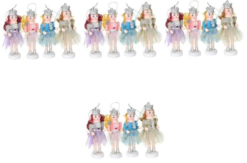 Amosfun 4 Ensembles Lot De 4 Casse-Noisettes À Suspendre Opération Casse-Noisette Casse-Noisette De Noël Ornements De Bonbons Ornements De Noël Figurine De L'Oncle 4 pièces * 4