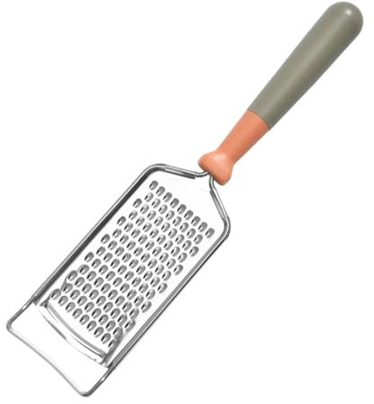 VDLLQYN, Rallador De Queso Trituradora De Queso Multifuncional De Acero Inoxidable Rallador De Patatas Trituradora De Chocolate,Cuchillo pelador(Orange)