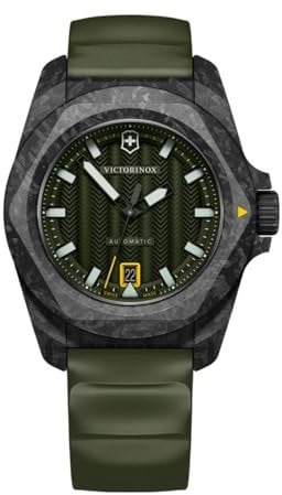 Victorinox INOX Herren Uhr analog Automatik mit Kautschuk Armband V242021.1