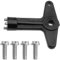 Easy Link Dadi e chiavi di sicurezza antifurto compatibili con Renault Clio Espace Kangoo Megane Laguna Scenic Vel Satis Modus Opel 7700422600 1610001 90495549