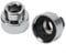 Lot de 2 adaptateurs de tuyau de douche chromé – Raccord réducteur femelle 1,9 cm vers mâle 1,27 cm – Pour douches fixes et systèmes de tuyaux flexibles en laiton