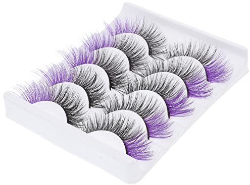 VINTORKY Colorate 5 Paia in Visoni Soffici Riutilizzabili per Cosmetiche per