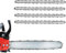 4 Pack Chainsaw Chain for 14 inch/35cm Bar, Replacement Chain Saw 52 Drive Links, 3/8 LP Pitch 0.050 Gauge Replacement Low-Kickback Saw Chain for DUC353/DUC355/AKE35 S/AKE35-19S