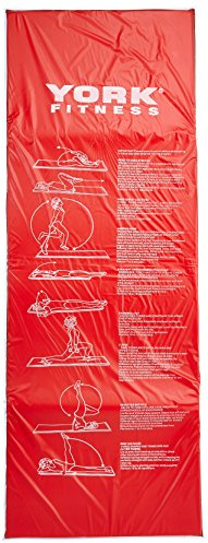York Fitness Exercise Mat - Blue/Red