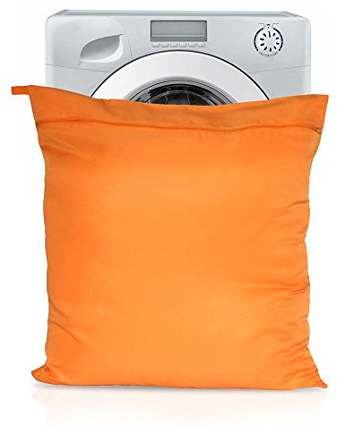 Horsewear Wash Bag, Filters Horse Hair and Protects Washing Machines, Jumbo Size, Orange