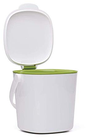 OXO Good Grips Komposteimer, Plastik, Weiß