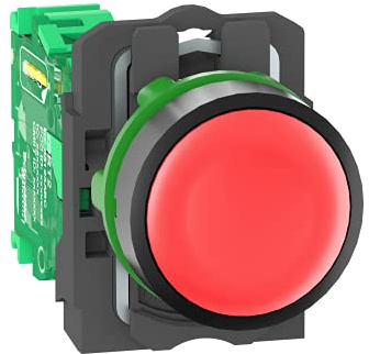 cabeza-emisor ZB5R, tapa roja sin marcad